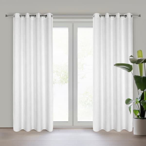 Valmis verho silmukoilla ALETA 135x250 Eurofirany valkoinen
