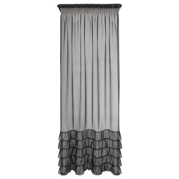 Valmiit verhot teipillä CARLI 140x270 Eurofirany musta