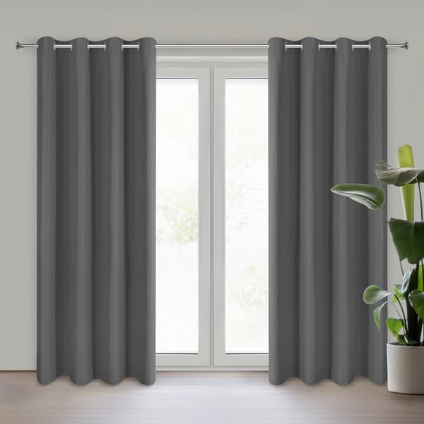 Færdiglavet gardin med øjer ADARI 140x250 Eurofirany grafit