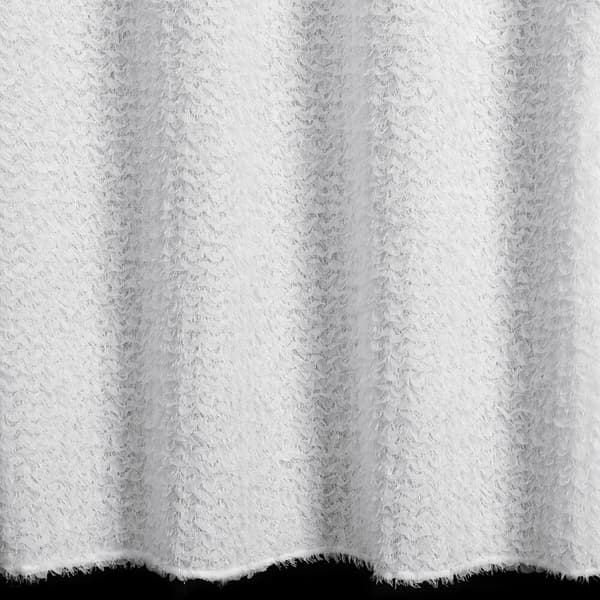 Færdiglavet gardin med øjer TIFFANY 135x250 Eva Minge hvid chiffon mohair trådflæser