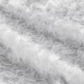 Miniatyrbillede 7 af 8: Færdiglavet gardin med øjer TIFFANY 135x250 Eva Minge hvid chiffon mohair trådflæser