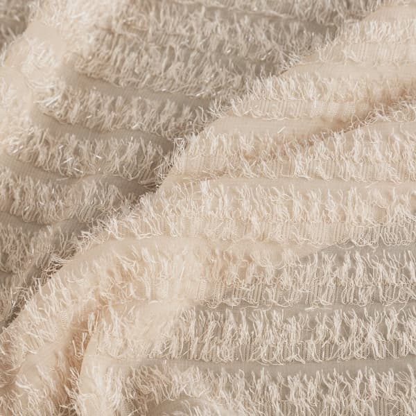 Valmis verho teipillä REINA 135x270 Eva Minge Eurofirany beige sifonki mohair raidallinen sovellus