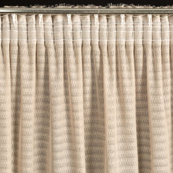 Valmis verho teipillä REINA 135x270 Eva Minge Eurofirany beige sifonki mohair raidallinen sovellus