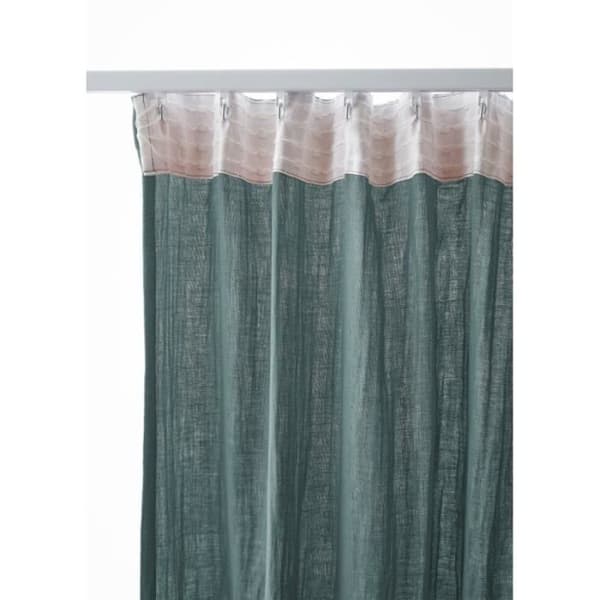 Paket med 2 veckade gardiner "Gaïa" 140 x 240 cm "Bomullsgaze" - Gaïa And - 2 paneler 140 x 240 cm - Gaïa And