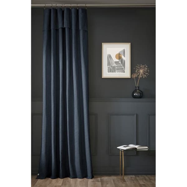 Justerbar gardin + 8 klädpinsringar "Sixtine" 140 x 270 cm - Sixtine Minuit - 1 justerbar panel 140 x 270 cm - Sixtine Minuit