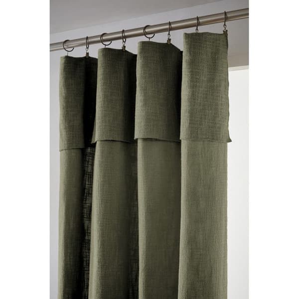 Justerbar gardin + 8 klämmor "Sixtine" 140 x 270 cm - Sixtine Thym - 1 Justerbart panel 140 x 270 cm - Sixtine Thym