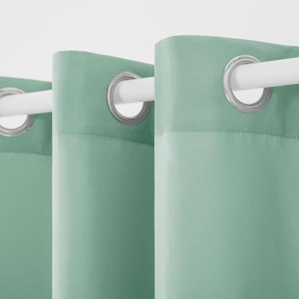TOWN COUNTRY BASICS Cabana GT EH8112-02 2-108G Fönsterdraperi med ögla för inomhus/outdoor, Polyester, Vattenfärg, W 54 x