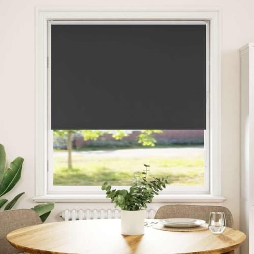 Rullgardin mörkläggning svart 105x175 cm tygbredd 100,7 cm
