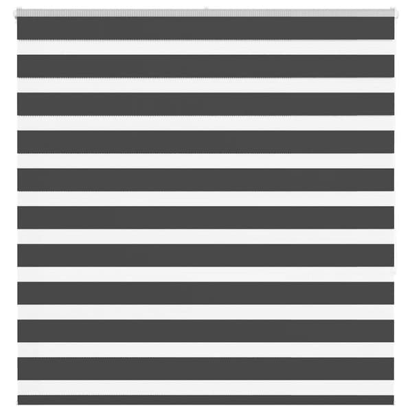 Rullgardin zebra svart 145x150 cm tyg bredd 140,9cm polyester