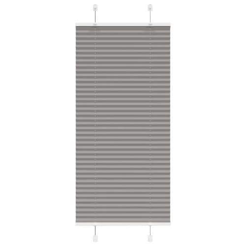 Plisserad persienn antracit 65x150cm tyg bredd 64,4cm polyester