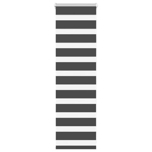 Rullgardin zebra svart 55x100 cm tyg bredd 50,9 cm polyester