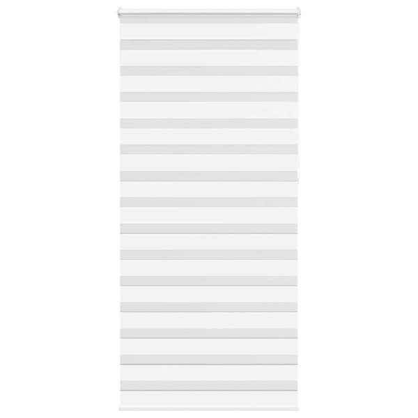 Rullgardin zebra vit 105x230 cm tyg bredd 100,9 cm polyester