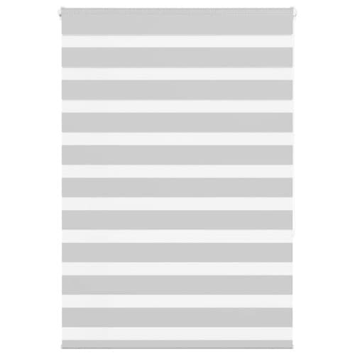Rullgardin zebra ljusgrå 105x150 cm tyg bredd 100,9cm polyester