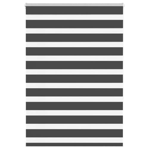 Rullgardin zebra svart 110x150 cm tyg bredd 105,9cm polyester