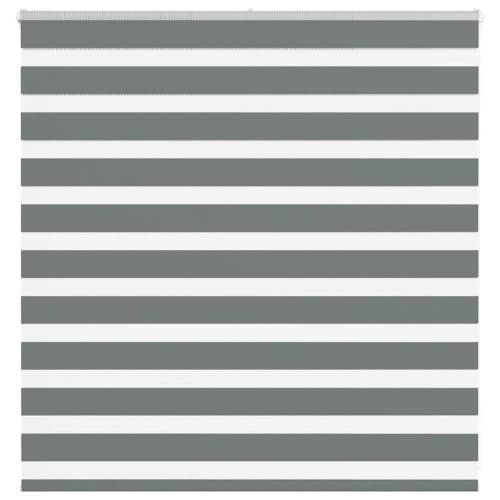 Rullgardin zebra mörkgrå 140x100 cm tyg bredd 135,9cm polyester