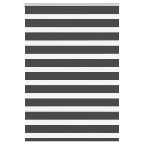 Rullgardin zebra svart 115x150 cm tyg bredd 110,9cm polyester