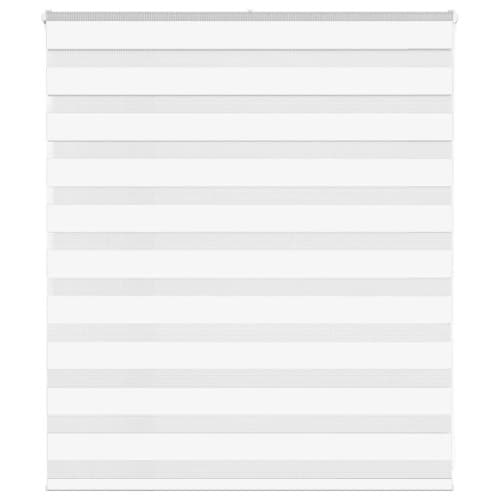 Rullgardin zebra vit 130x100 cm tyg bredd 125,9 cm polyester