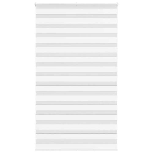 Rullgardin zebra vit 135x200 cm tyg bredd 130,9 cm polyester
