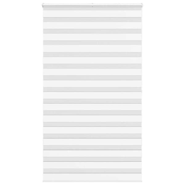 Rullgardin zebra vit 130x200 cm tyg bredd 125,9 cm polyester