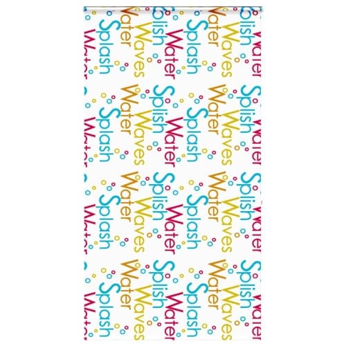 Duschrullgardin med kassett 130x240 cm tyg bredd 126 cm