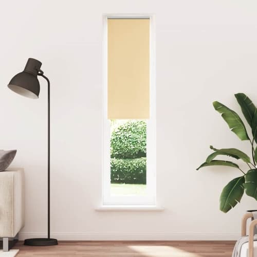 Rullgardin mörkläggningsbar beige 50x210 cm tyg bredd 45,7 cm