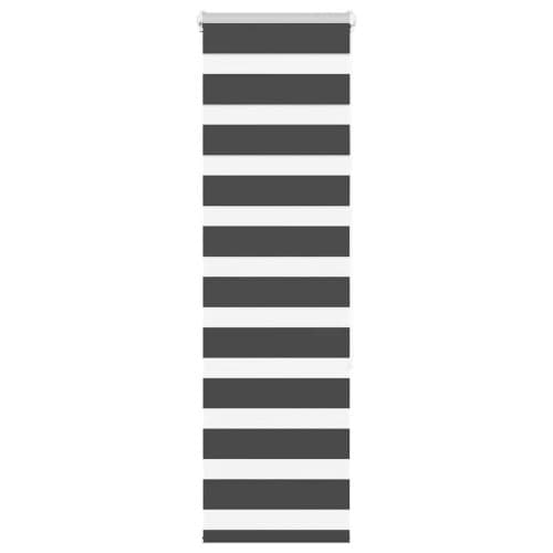 Rullgardin zebra svart 50x150 cm tyg bredd 45,9 cm polyester