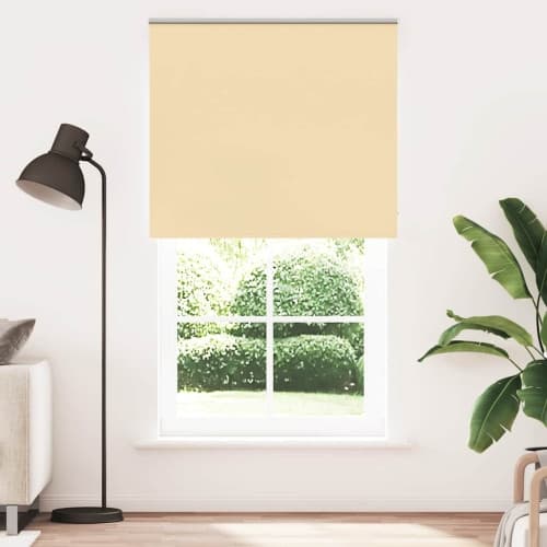 Rullgardin mörkläggningsbeige 135x210 cm tyg bredd 131,6 cm