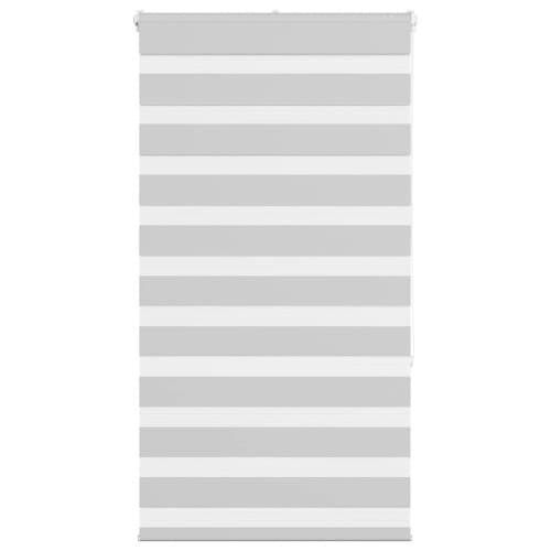 Rullgardin zebra ljusgrå 70x150 cm tyg bredd 65,9 cm polyester
