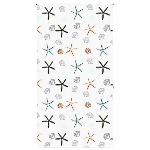 Rullgardin för dusch 130x240 cm tyg bredd 126 cm
