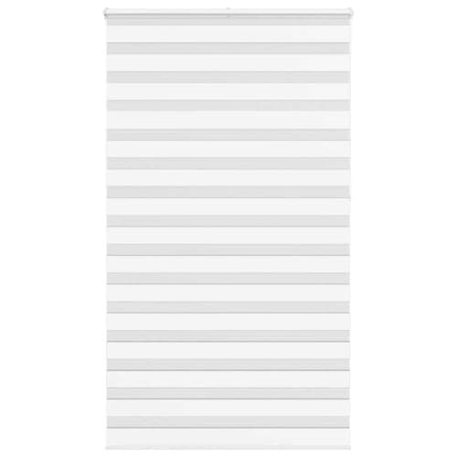 Rullgardin zebra vit 130x230 cm tyg bredd 125,9 cm polyester
