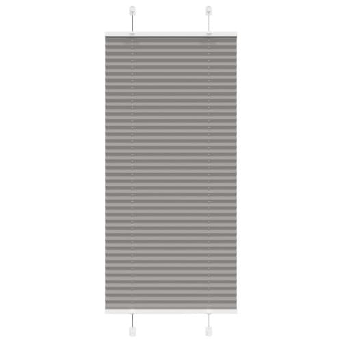 Plisserad persienn antracit 55x150cm tyg bredd 54,4cm polyester