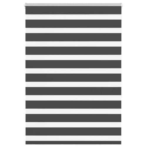 Rullgardin zebra svart 95x150 cm tyg bredd 90,9 cm polyester