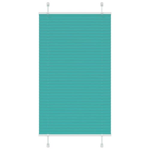 Plisserad persienn bensingrön 75x150 cm tyg bredd 74,4cm