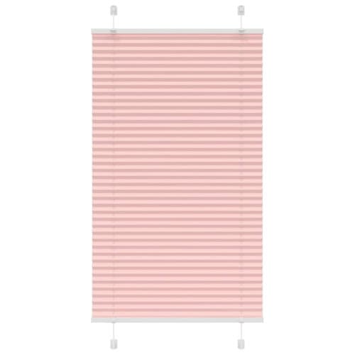 Plisserad persienn rosa 70x150 cm tyg bredd 69,4 cm polyester