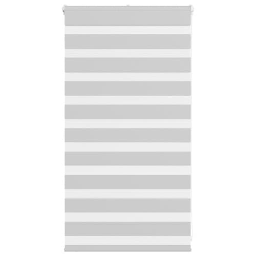 Rullgardin zebra ljusgrå 90x100 cm tyg bredd 85,9 cm polyester