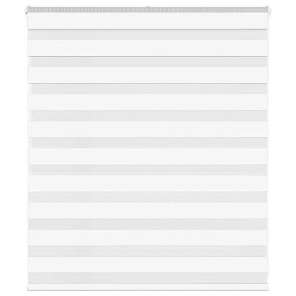 Rullgardin zebra vit 135x100 cm tyg bredd 130,9 cm polyester