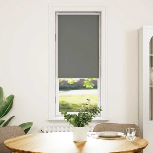 Rullgardin mörkläggning grå 40x175 cm tyg bredd 35,7 cm