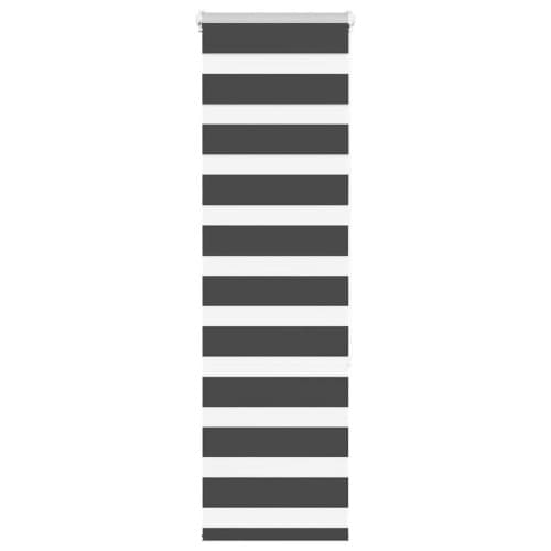 Rullgardin zebra svart 45x150 cm tyg bredd 40,9 cm polyester