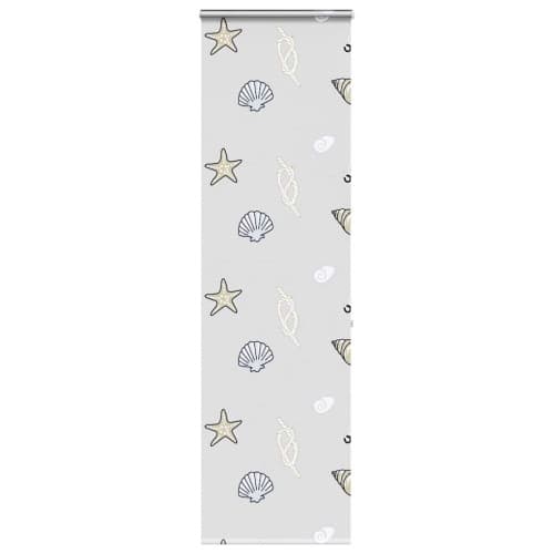 Duschrullgardin med kassett 60x240 cm tyg bredd 56 cm