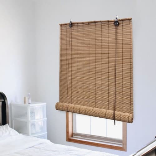 Rullgardin bambu 150x160 cm brun