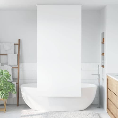 Rullgardin för dusch 130x240 cm tyg bredd 126 cm