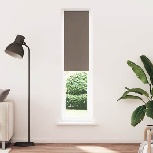 Mörkläggningsgardin kaffe 55x230 cm tyg bredd 50,7 cm polyester