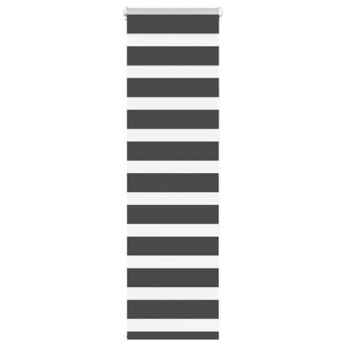 Rullgardin zebra svart 50x100 cm tyg bredd 45,9 cm polyester