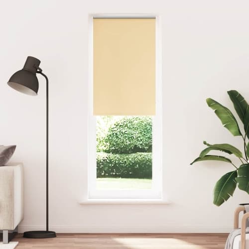 Rullgardin mörkläggningsbeige 80x230 cm tyg bredd 75,7 cm