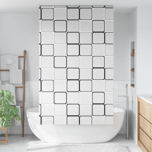Rullgardin för dusch 120x240 cm tyg bredd 116 cm