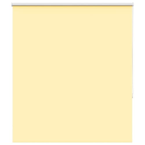 Rullgardin mörkläggningsgul 130x175 cm tyg bredd 126,6 cm