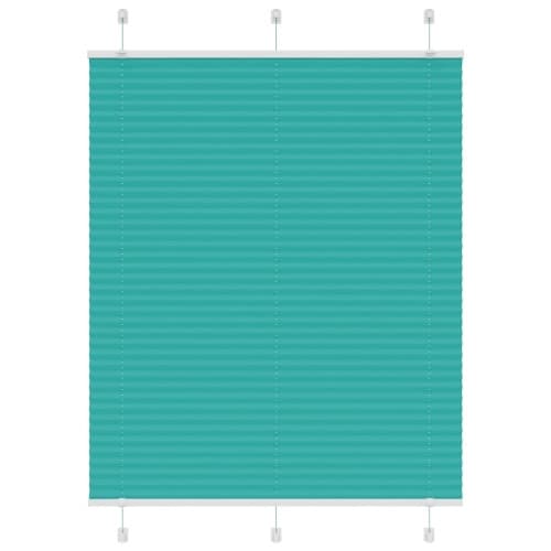 Plisserad persienn bensingrön 105x150 cm tyg bredd 104,4cm