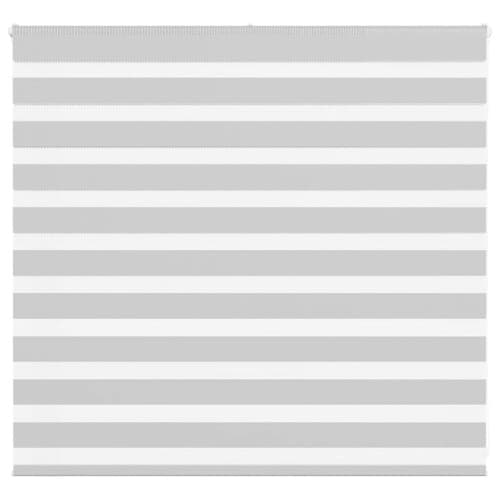 Rullgardin zebra ljusgrå 155x100 cm tyg bredd 150,9cm polyester