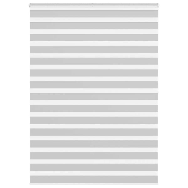 Rullgardin zebra ljusgrå 155x200 cm tyg bredd 150,9cm polyester
