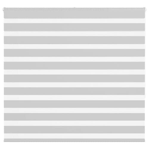 Rullgardin zebra ljusgrå 155x150 cm tyg bredd 150,9cm polyester